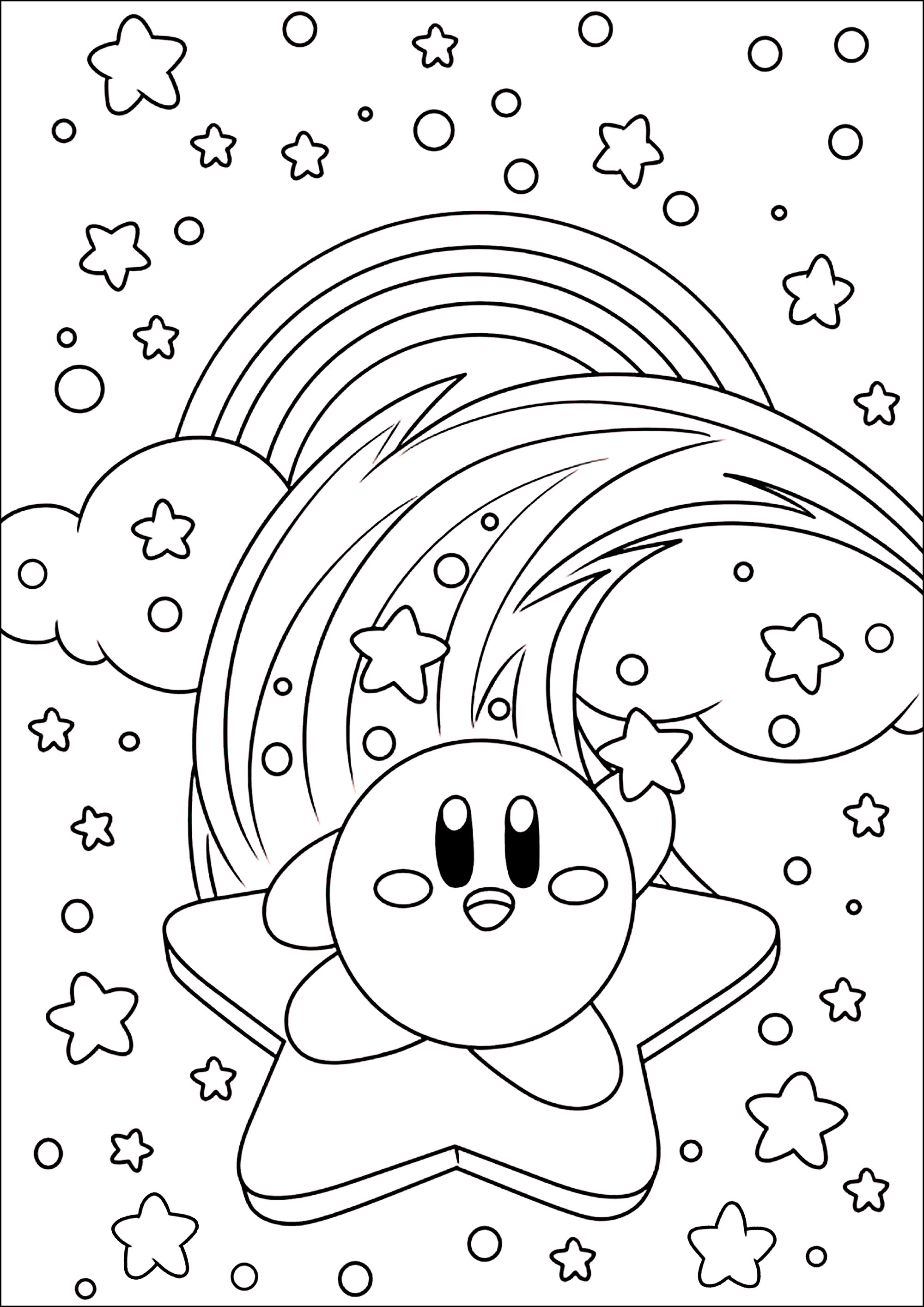 43+ Joyful Kirby Coloring Pages Printable