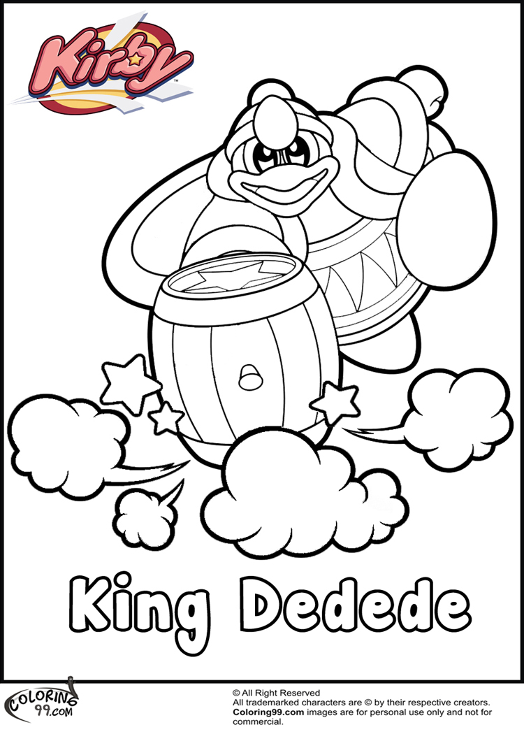 44+ Colorful Kirby Coloring Pages Printable