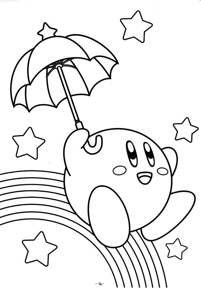 44+ Engaging Kirby Coloring Pages Printable