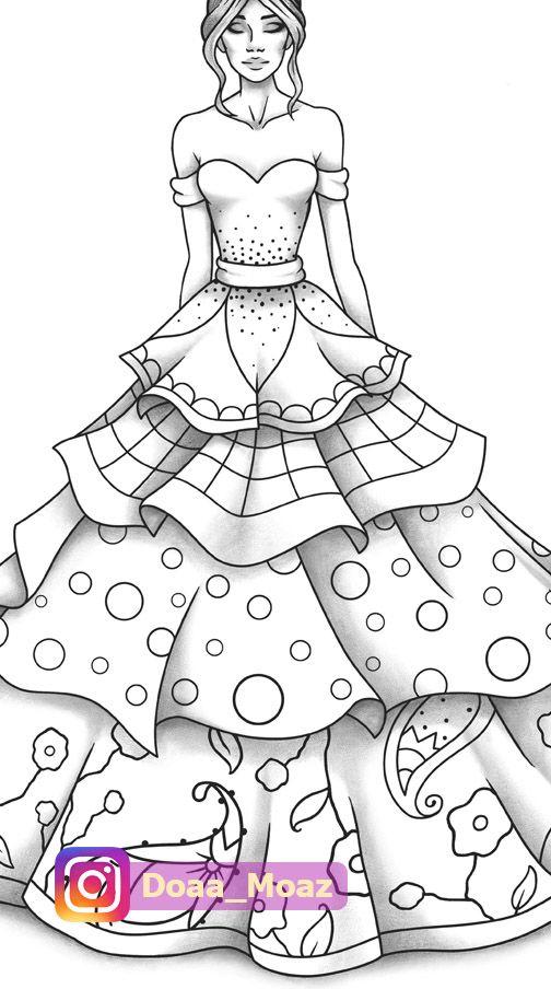 49+ Joyful Free Fashion Coloring Pages Realistic