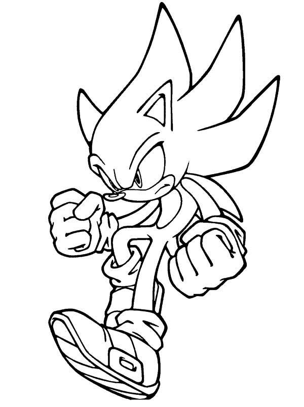 51+ Easy Sonic Coloring Pages Printable