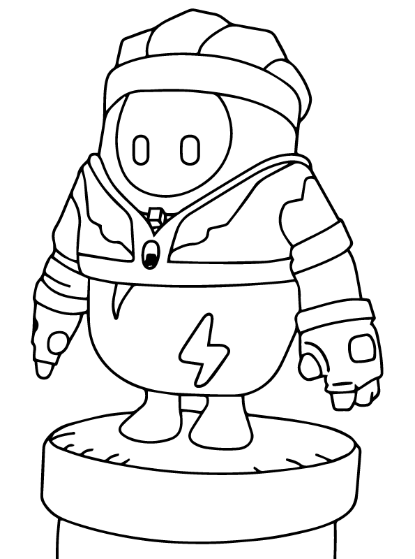 53+ New Fall Guys Coloring Pages Printable