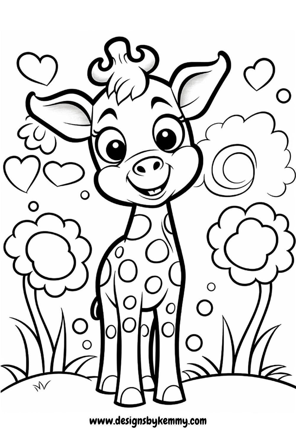 45+ Amazing Animal Coloring Pages Easy