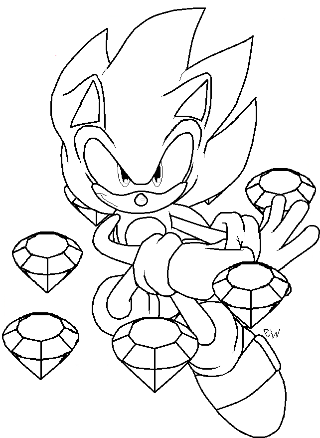 56+ Trendy Sonic Coloring Pages Printable