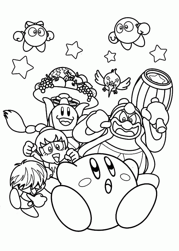 57+ Top Kirby Coloring Pages Printable