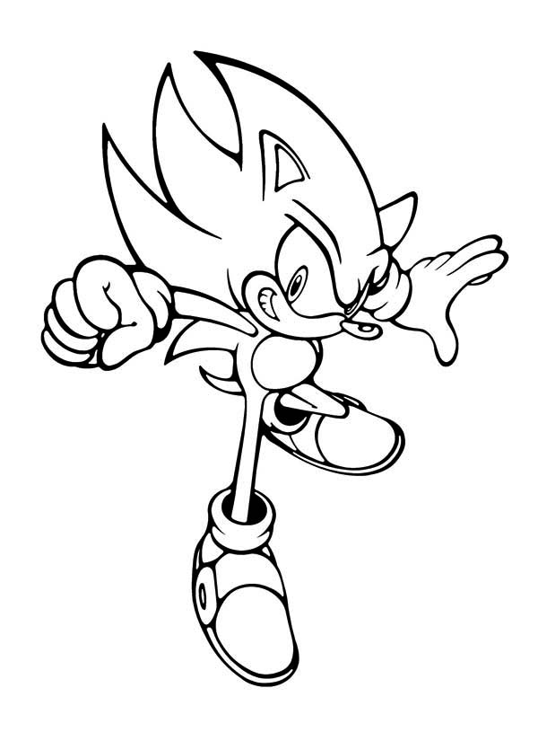 58+ Amazing Sonic Coloring Pages Printable