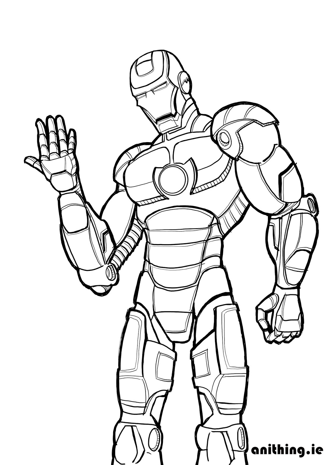 59+ Realistic Iron Man Coloring Pages Printable