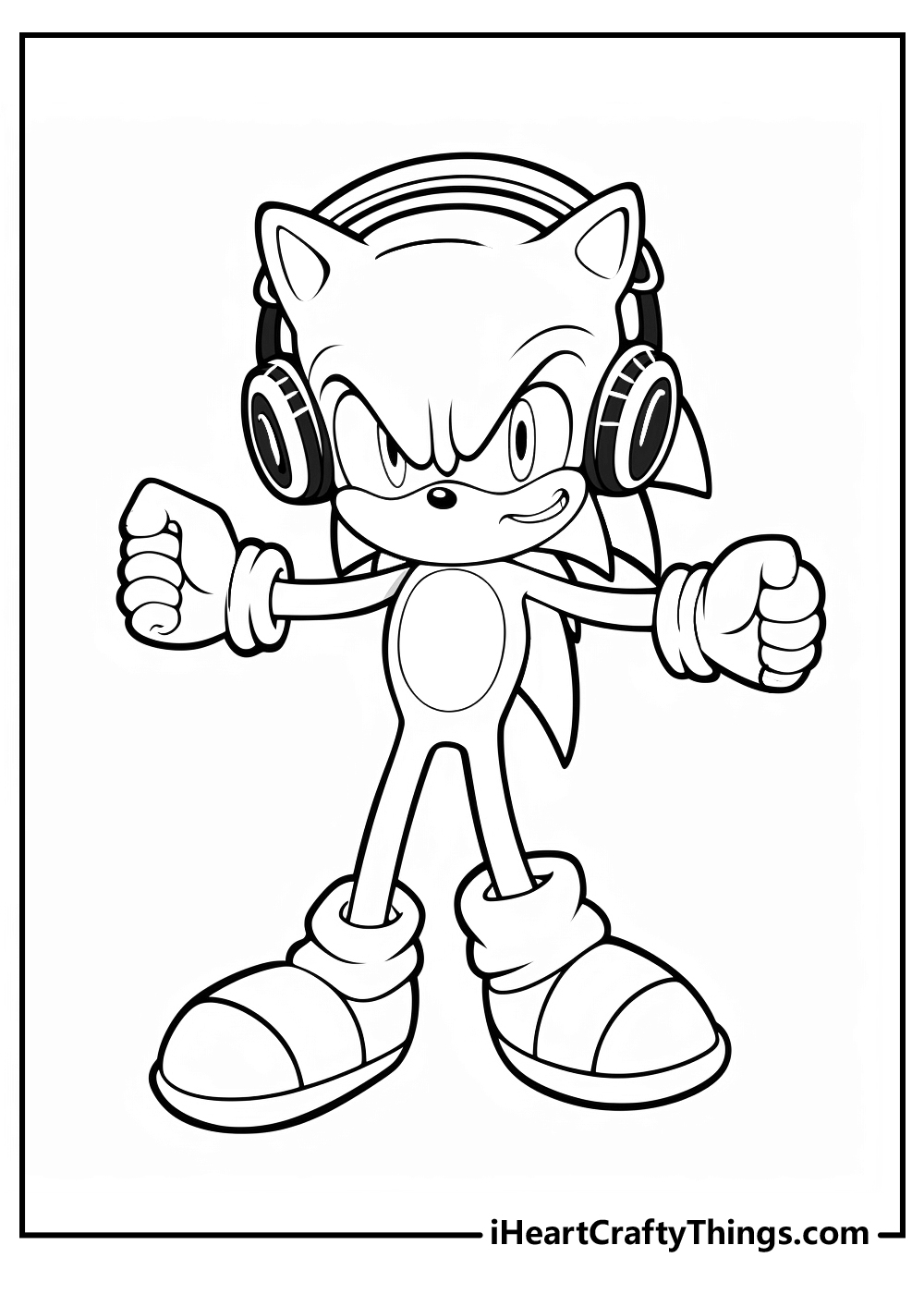 62+ Cheerful Sonic Coloring Pages Printable