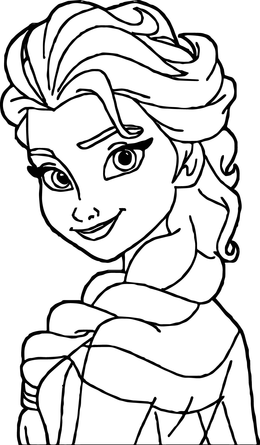 62+ Relaxing Princess Face Coloring Pages Printable