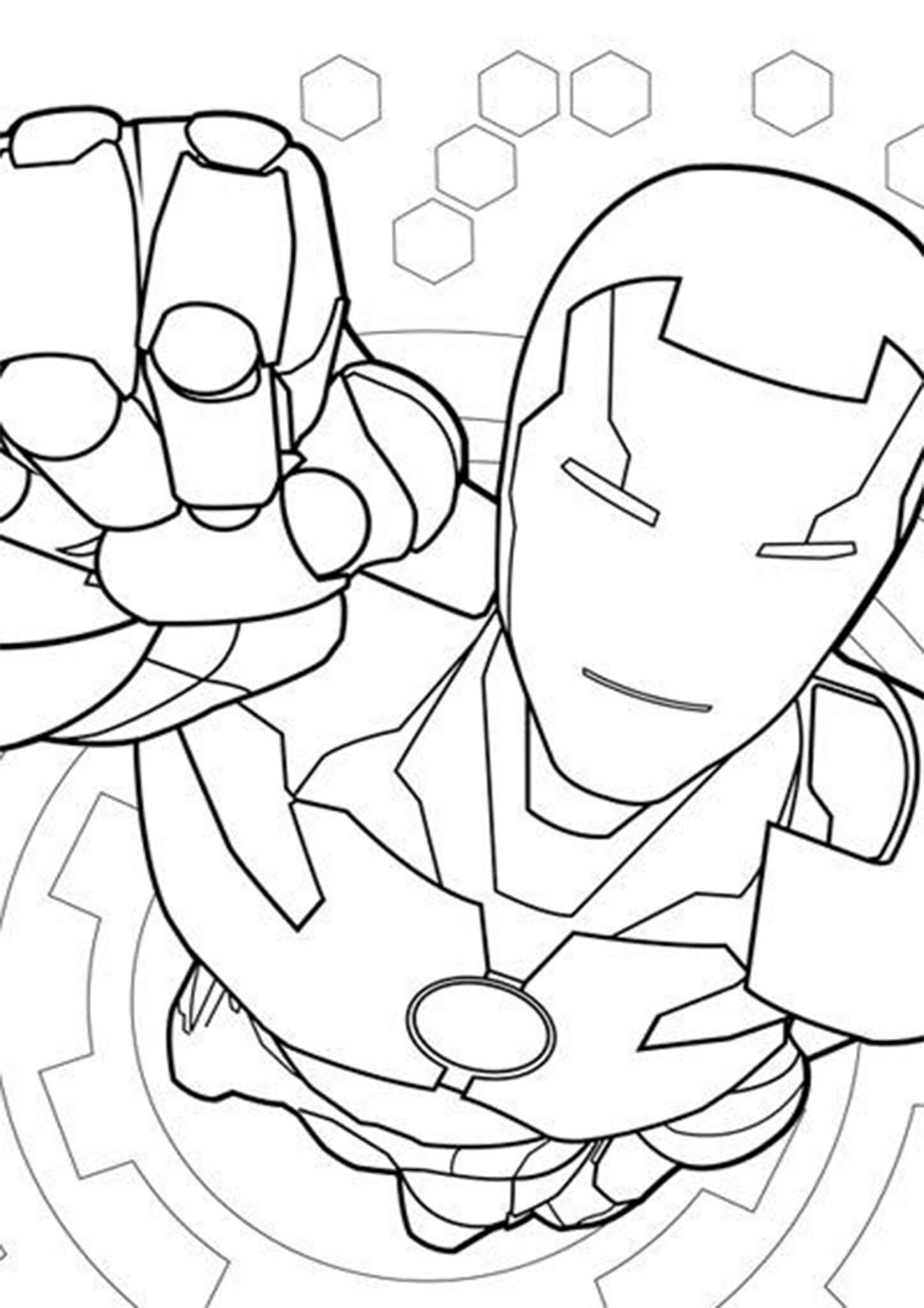 64+ Colorful Iron Man Coloring Pages Printable