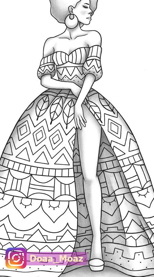 30+ Lovely Free Fashion Coloring Pages Download FREE