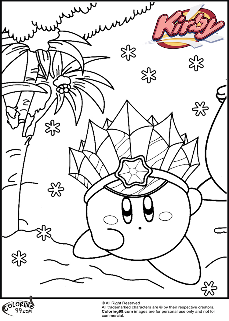 70+ New Kirby Coloring Pages Printable