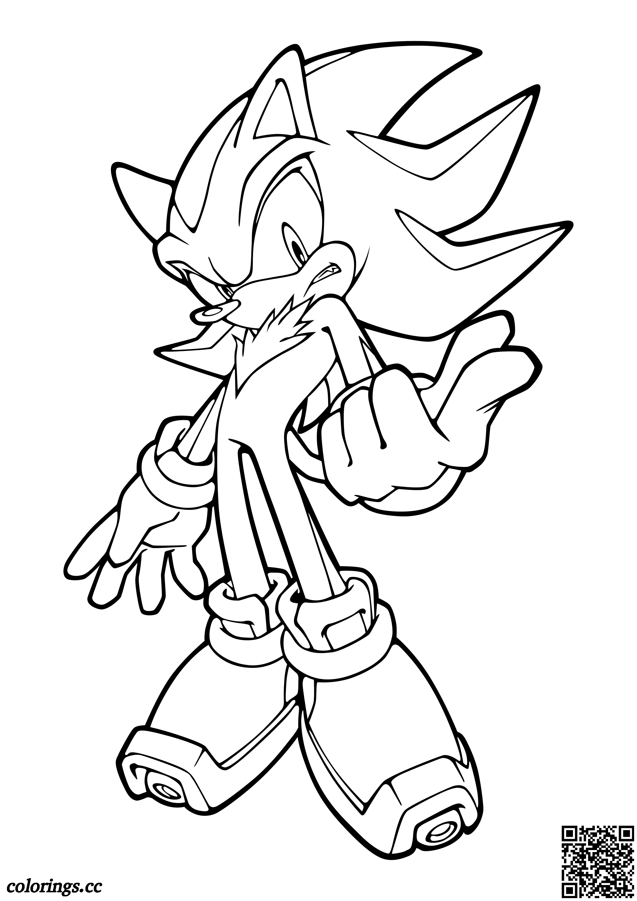 72+ Cute Sonic Coloring Pages Printable