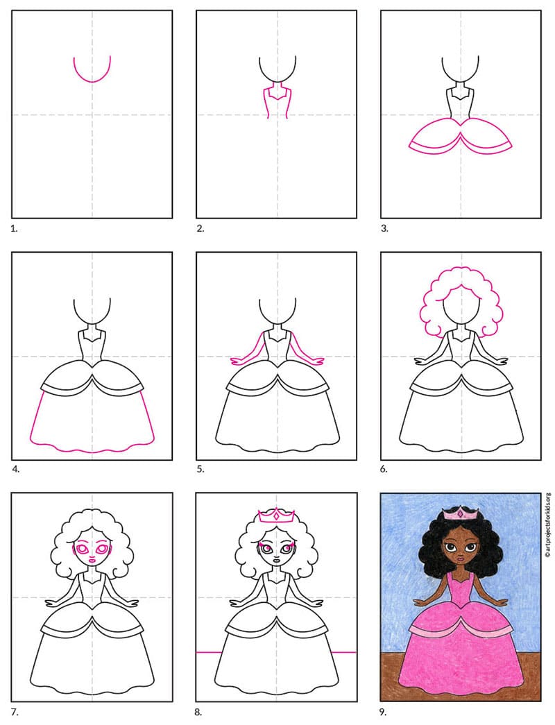 73+ Funtastic Princess Pictures for Kids Printable