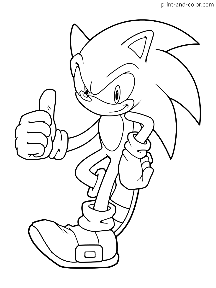 74+ Cheerful Sonic Coloring Pages Printable