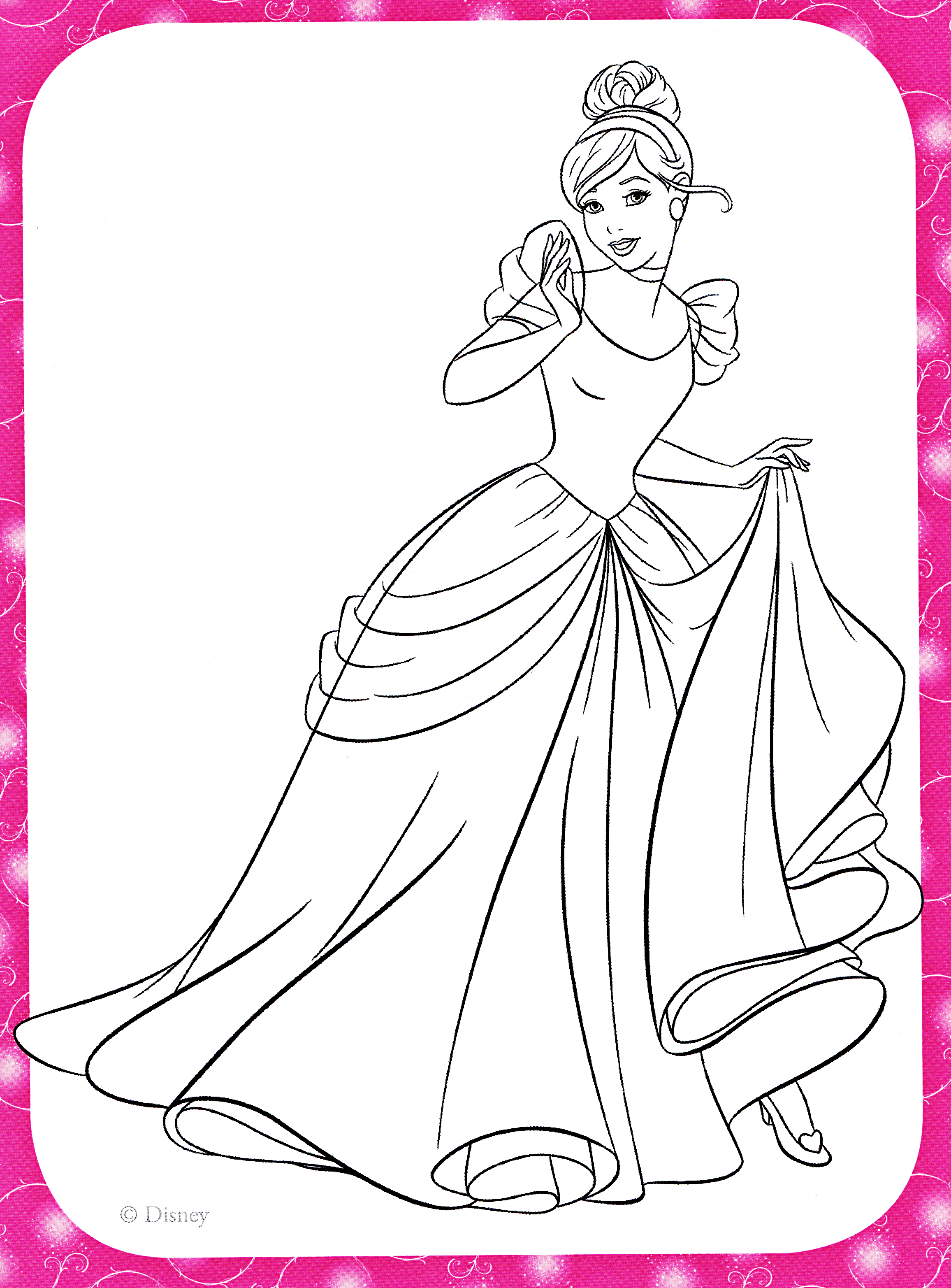 74+ Interactive Princess Face Coloring Pages Printable