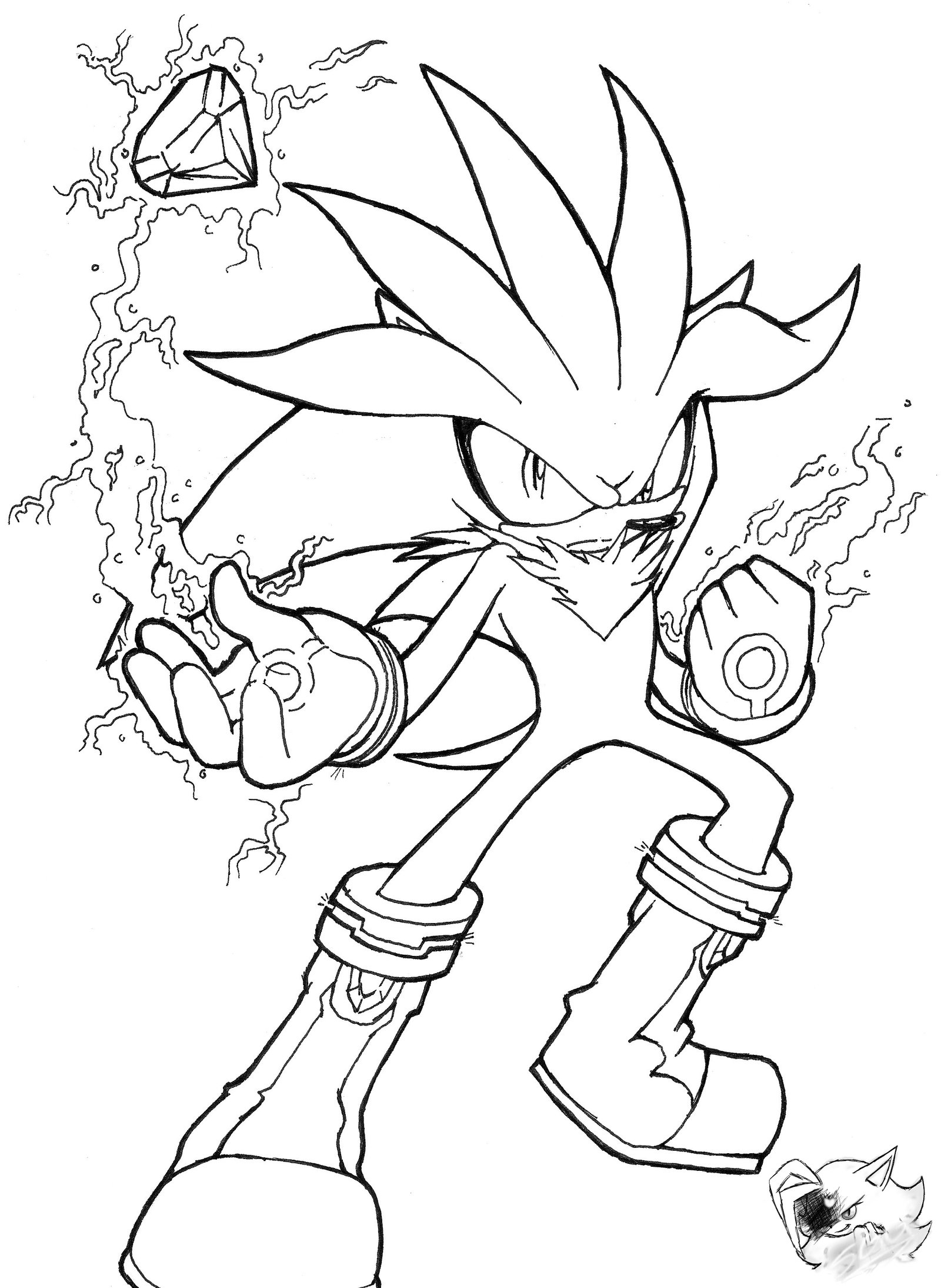 75+ Artistic Sonic Coloring Pages Printable