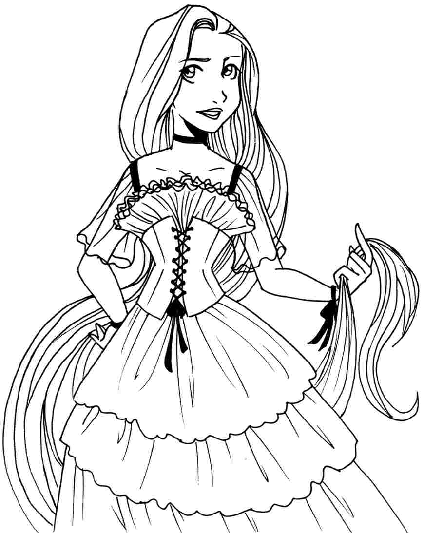 76+ Engaging Princess Face Coloring Pages Printable