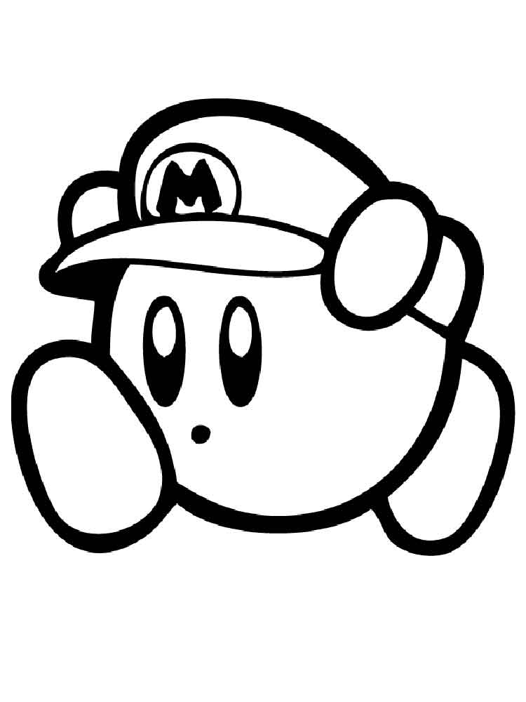 78+ Whimsical Kirby Coloring Pages Printable