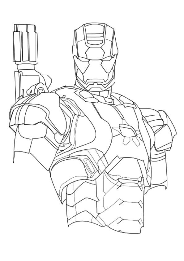 80+ Detailed Iron Man Coloring Pages Printable