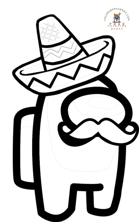 80+ Detailed Mario Among Us Coloring Pages Printable