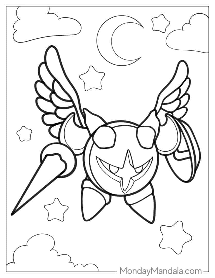 80+ New Kirby Coloring Pages Printable