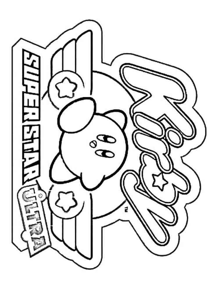 81+ Realistic Kirby Coloring Pages Printable