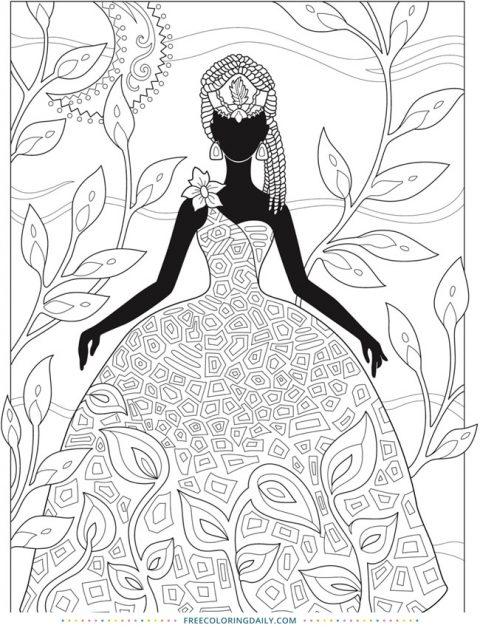 45+ Realistic Free Fashion Coloring Pages Archives