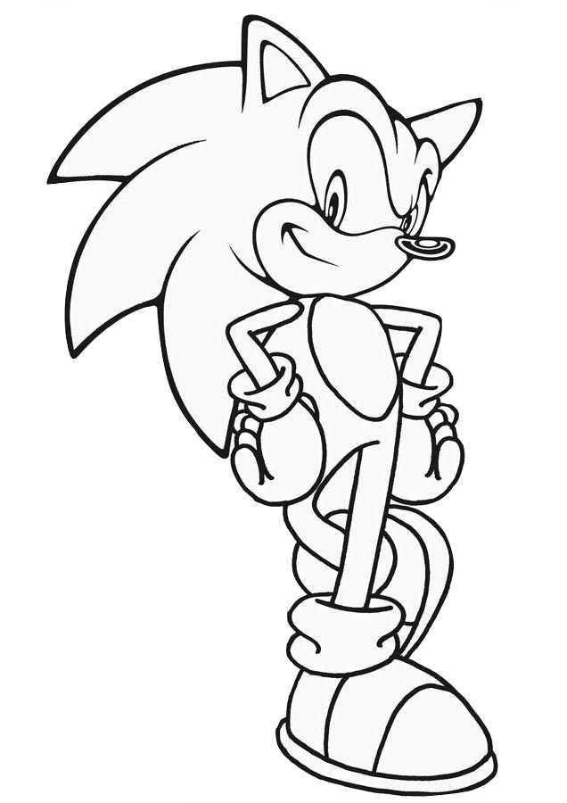 83+ Amazing Sonic Coloring Pages Printable