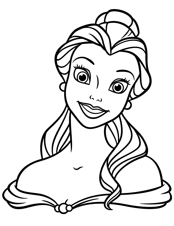 84+ Ultimate Princess Face Coloring Pages Printable