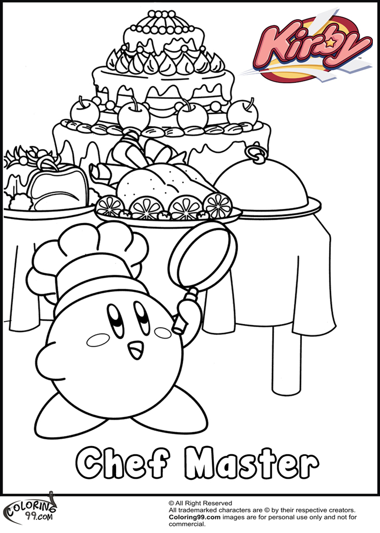 87+ Simple Kirby Coloring Pages Printable