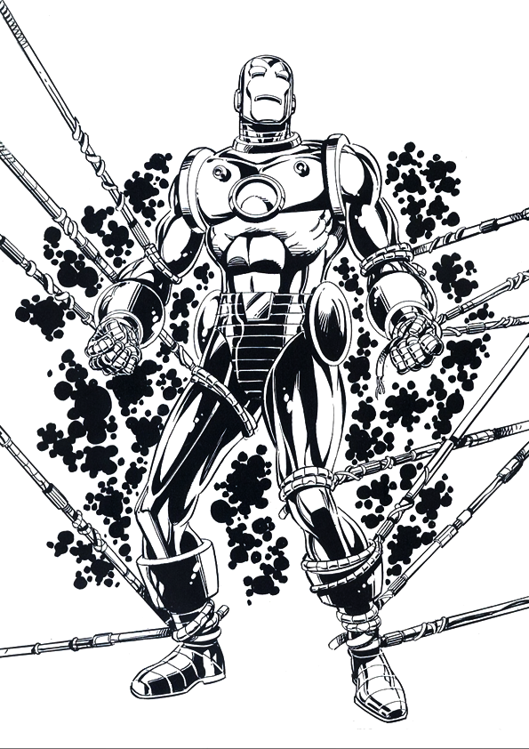 88+ Funtastic Iron Man Coloring Pages Printable