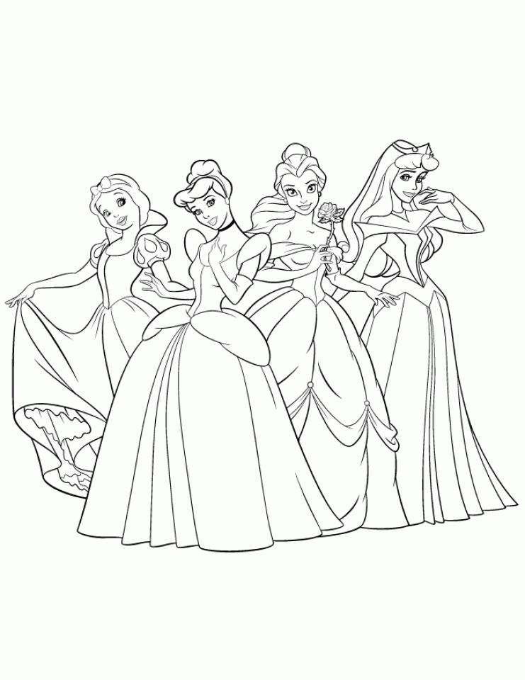 90+ Inspiring Princess Pictures for Kids Printable