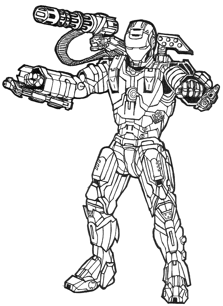 90+ Lovely Iron Man Coloring Pages Printable