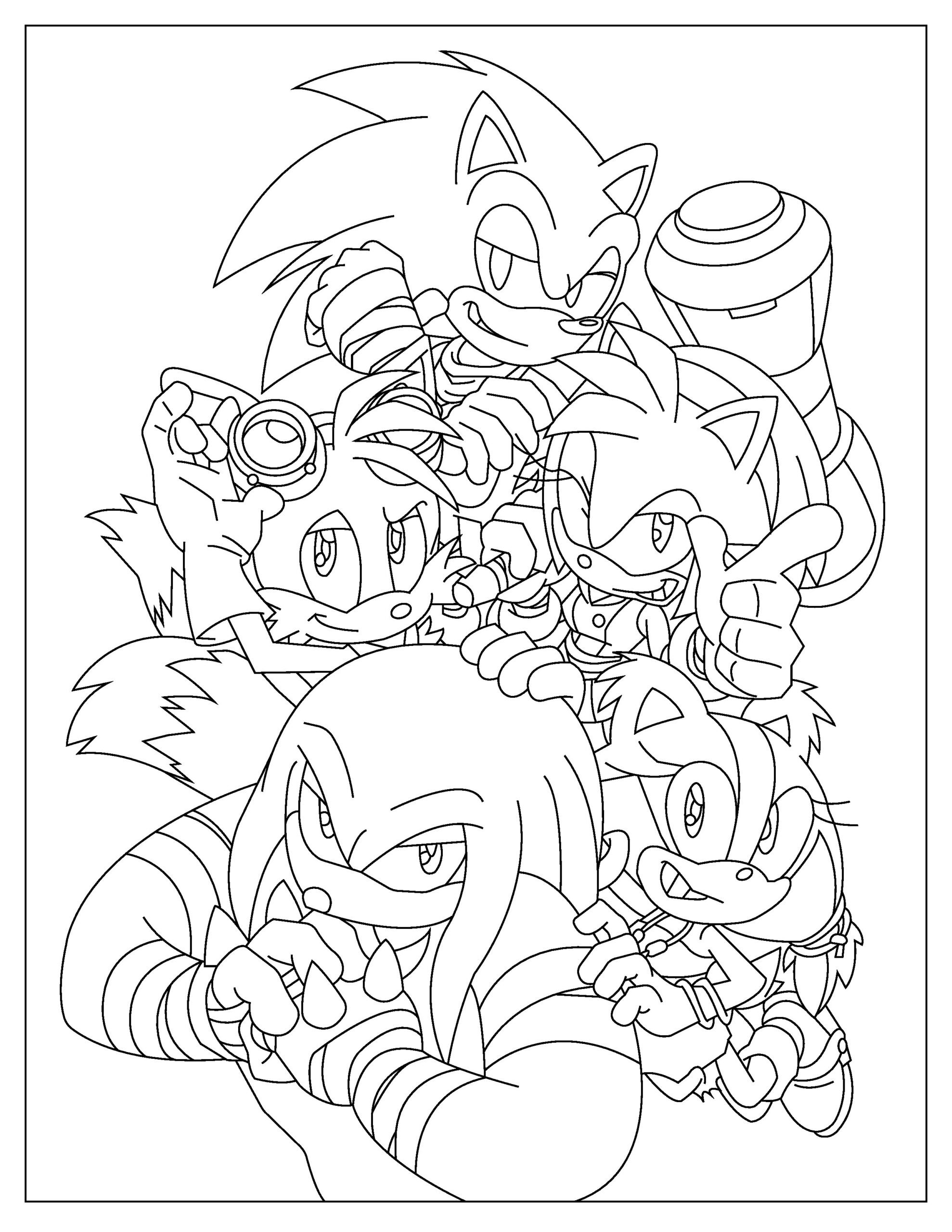 92+ Inspiring Sonic Coloring Pages Printable