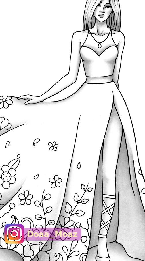 40+ Relaxing Free Fashion Coloring Pages Detailed