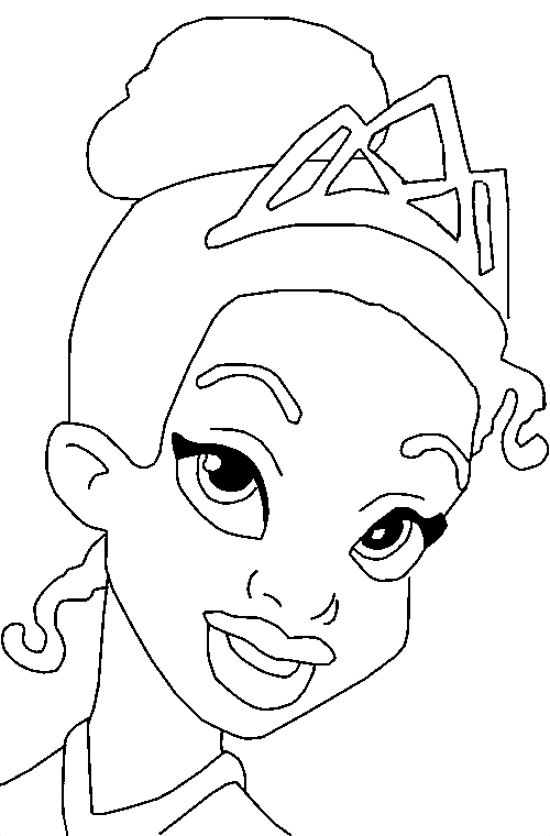 93+ Relaxing Princess Face Coloring Pages Printable