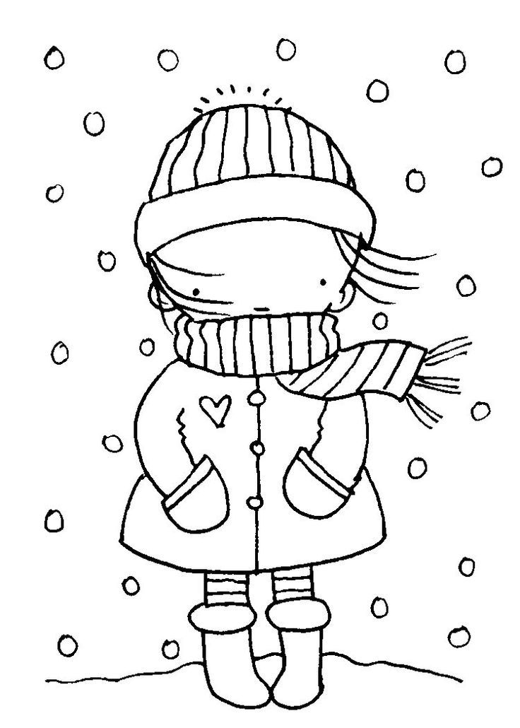 140+ Cheerful Winter Activity Coloring Pages Printable