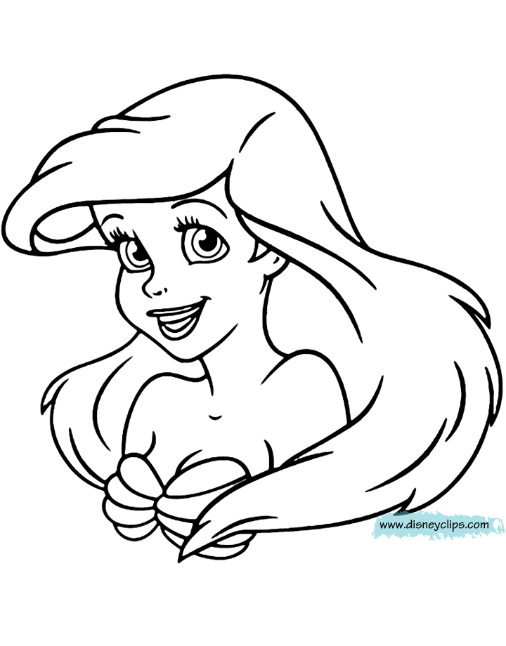 94+ Cheerful Princess Face Coloring Pages Printable