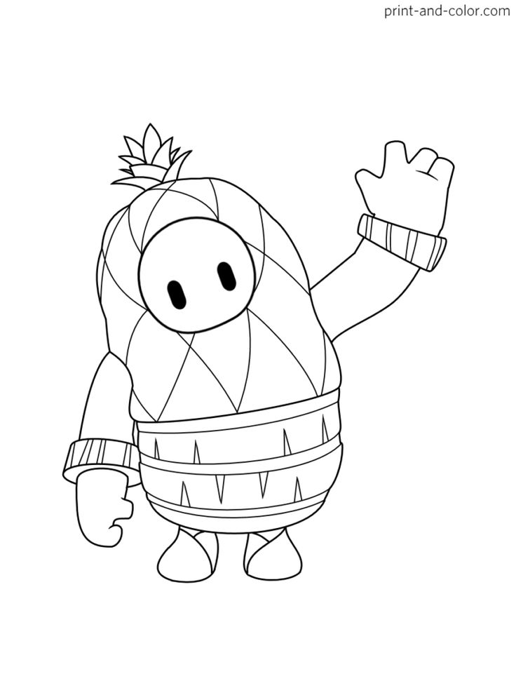 96+ Whimsical Fall Guys Coloring Pages Printable