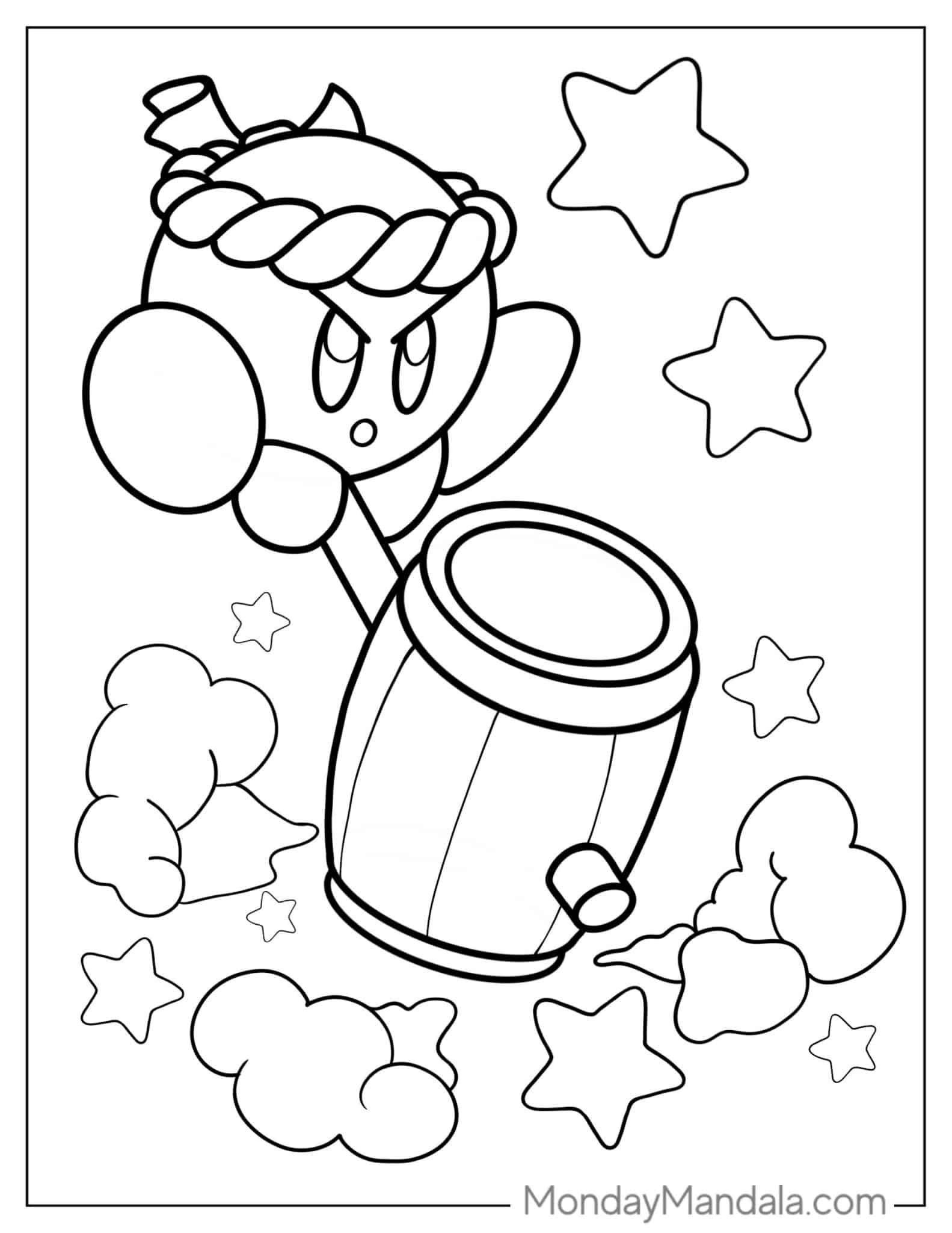 99+ Downloadable Kirby Coloring Pages Printable