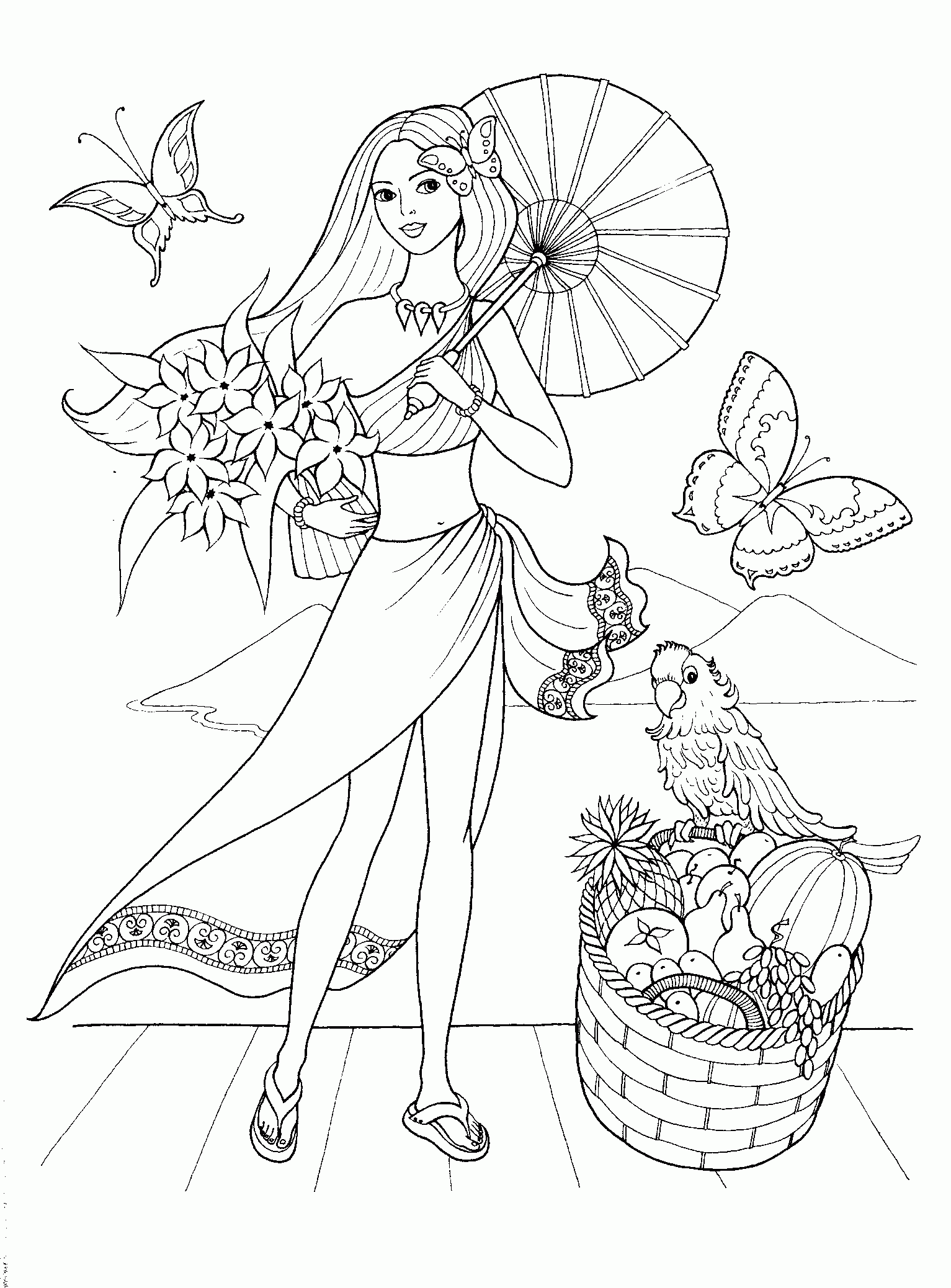 38+ The Best Free Fashion Coloring Pages Free Printable