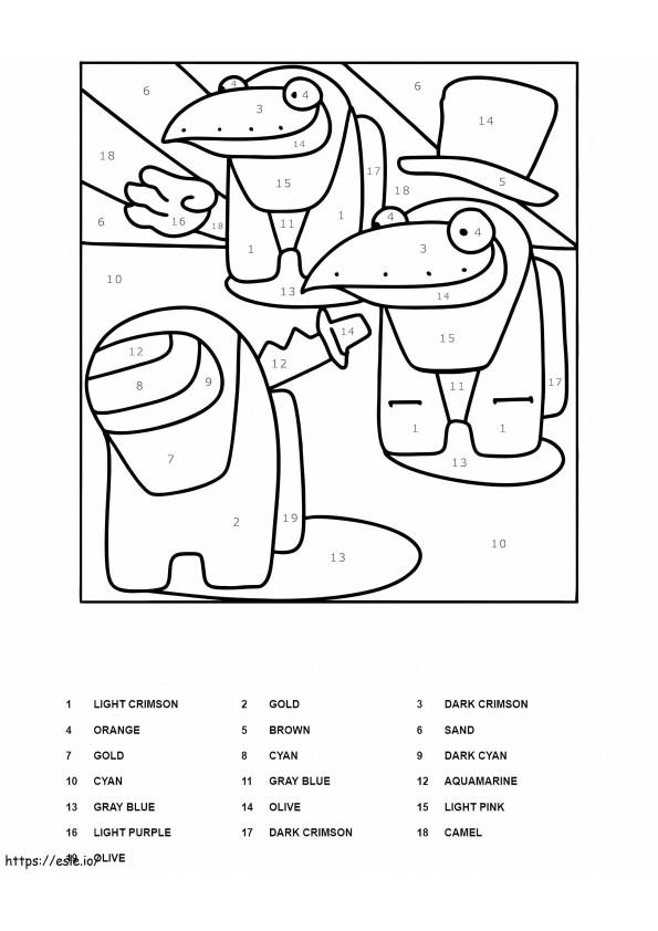 31+ Detailed FNF Among Us Coloring Pages Archives