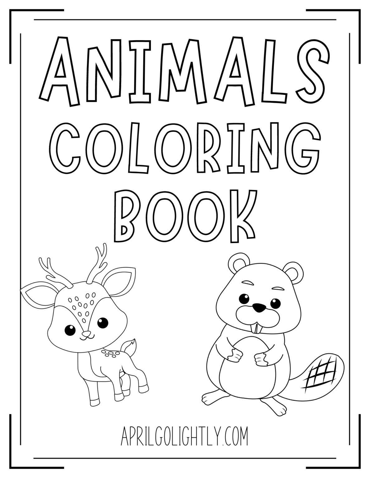 44+ Engaging Animal Coloring Pages Download FREE