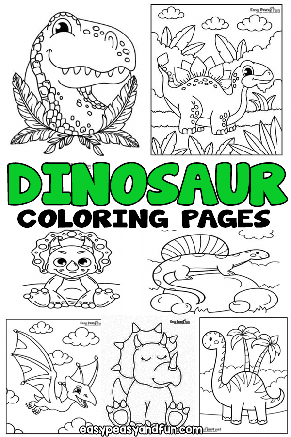 47+ Trendy Dinosaur Coloring Pages Archives