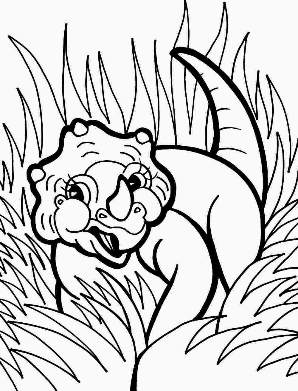 49+ Inspiring Dinosaur Coloring Pages Unique