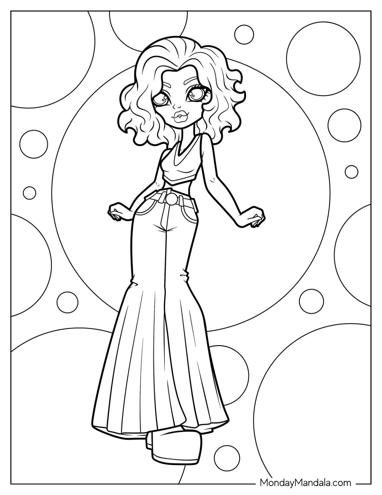 42+ Free Free Fashion Coloring Pages PDF Printable