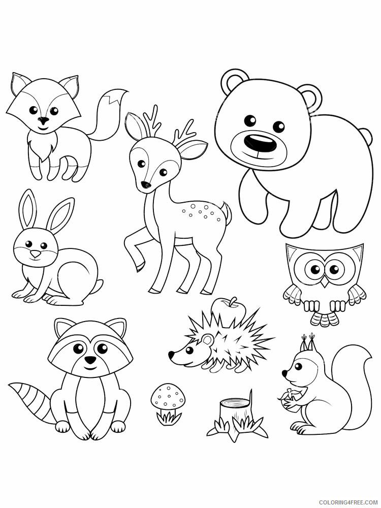 38+ Amazing Animal Coloring Pages Simple