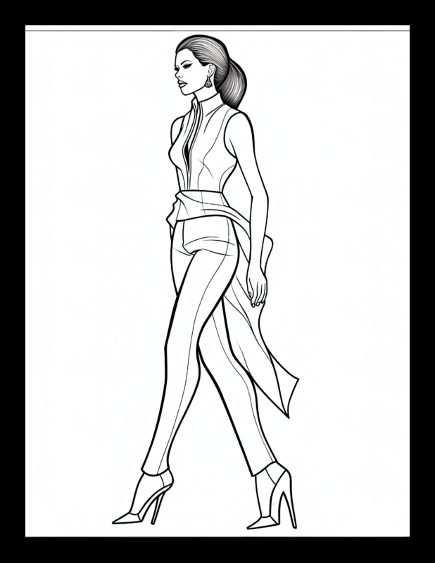 31+ Cheerful Free Fashion Coloring Pages Inspirational