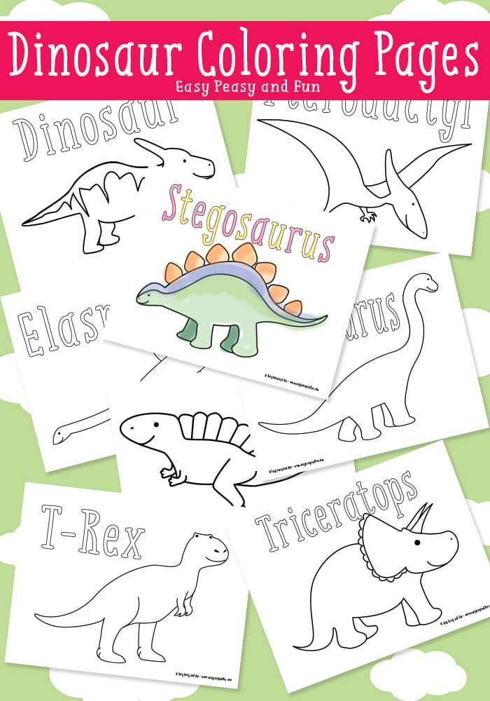 49+ Amazing Dinosaur Coloring Pages Unique